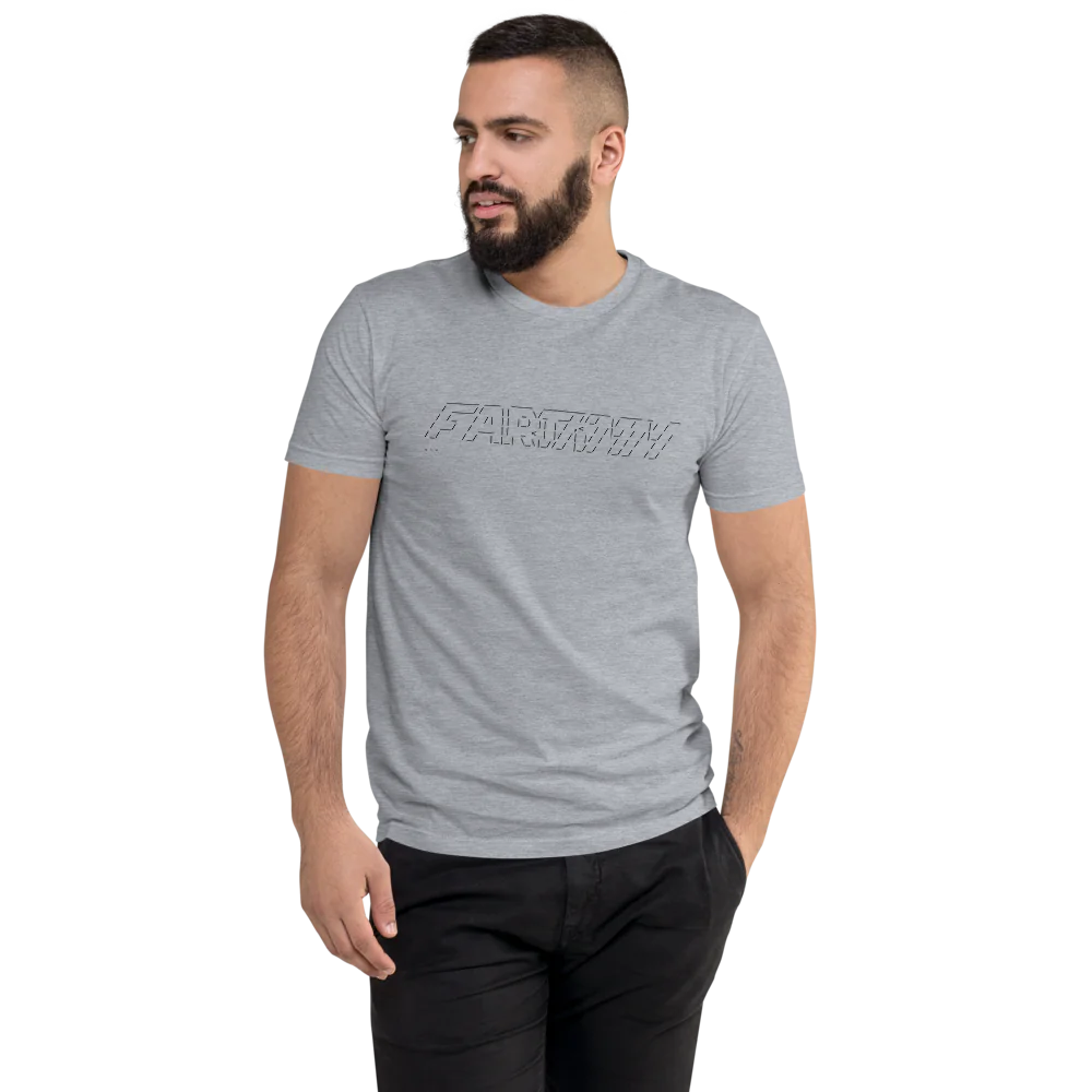 FARTCOIN white and grey tee